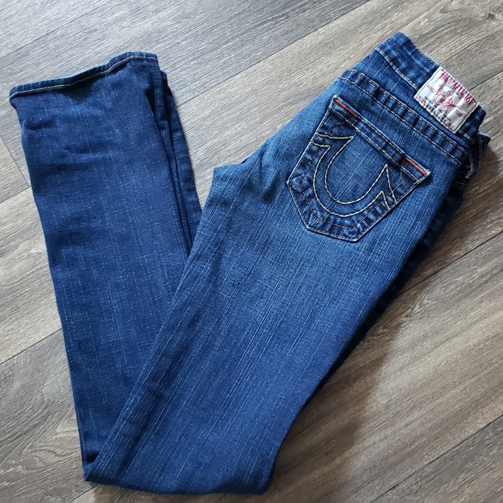 True Religion Dark Denim Jeans RN#112790